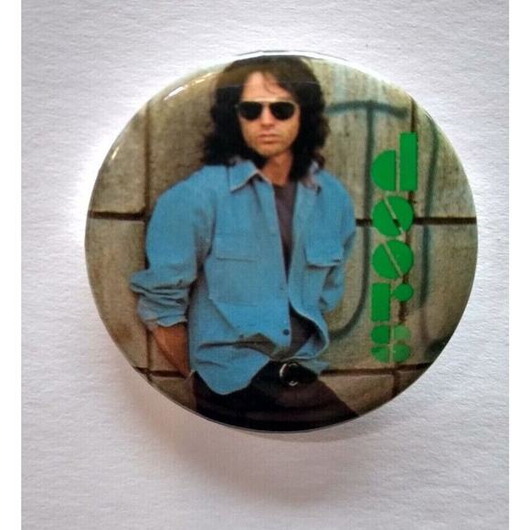 Jim Morrison The Doors Licensed Original 1989 Badge Pin Button Official Licensed - Picture 1 of 6